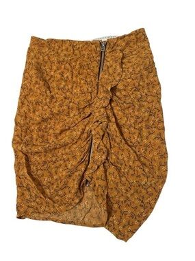 Veronica Beard lined skirt, ruffle, zipper